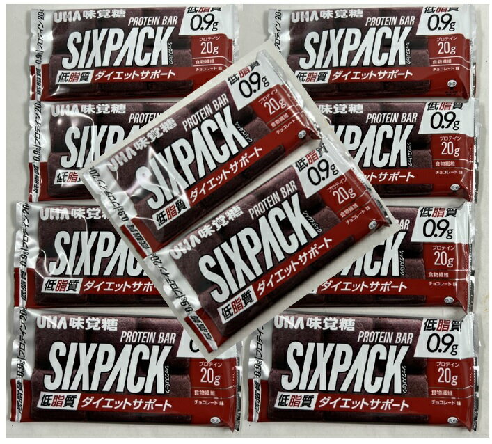 UHA味覚糖 SIXPACK シックスパック プロテインバー チョコレート味 1袋 25%OFF 低脂質(4902750904361)