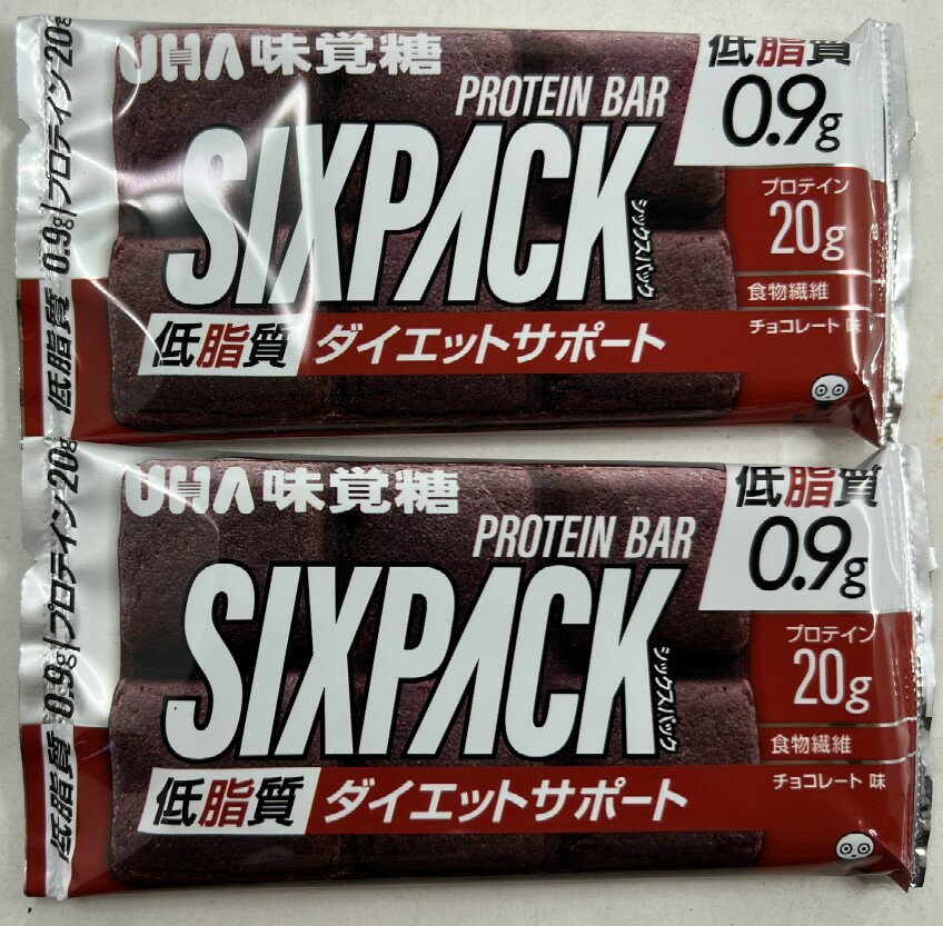 UHA味覚糖 SIXPACK シックスパック プロテインバー チョコレート味 1袋 25%OFF 低脂質(4902750904361)