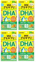 【×4袋セットメール便送料込】 UHA味覚糖 グミサプリKIDS DHA 20日分成長期のお子様の栄養補助に DHA EPA ルテイン 4902750696846