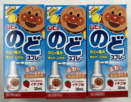 【×3個セット送料込】【第3類医薬品】池田模範堂 ムヒののどスプレー 30ml　お子様ののどの痛み・声がれ・口内炎に ミストタイプ (4987426002831 )