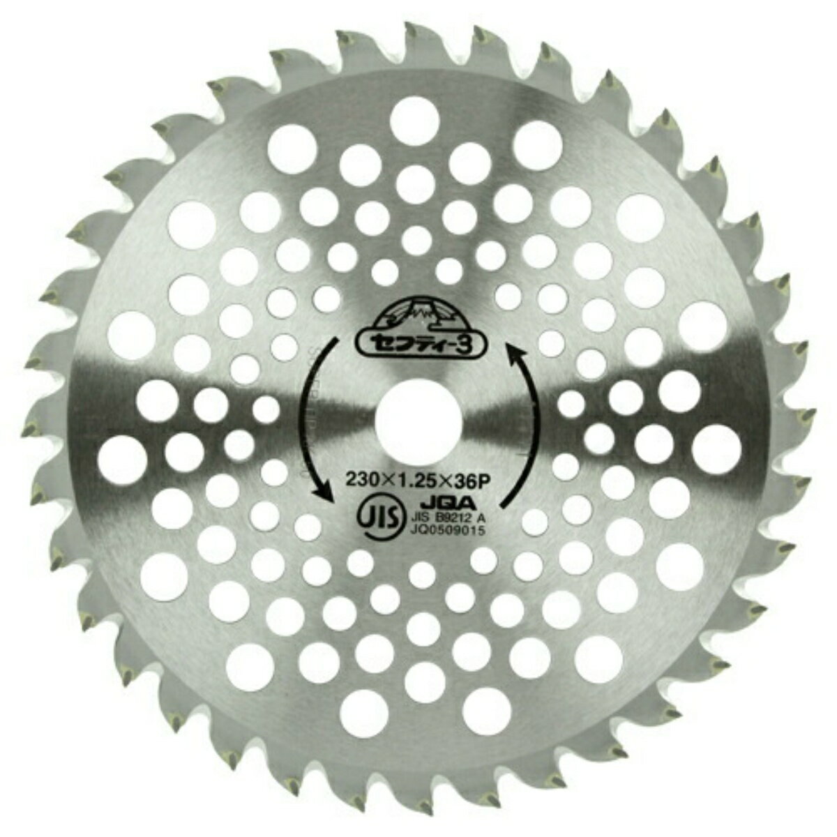 【配送おまかせ送料込】セフティー3 2段刃チップソー 230MMX36P JIS 1個