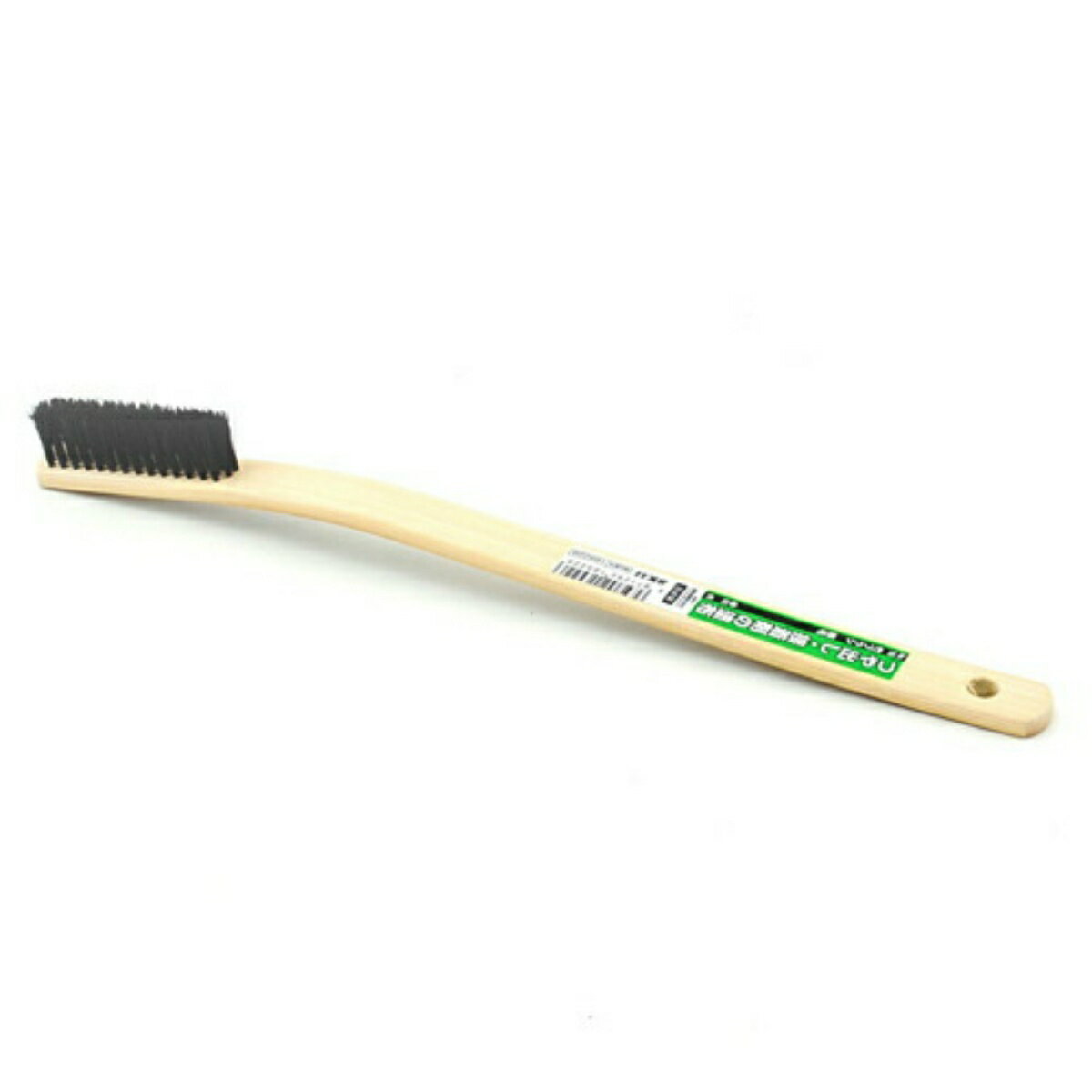 【配送おまかせ送料込】藤原産業 SK11 竹ブラシ 曲柄 ブタ毛 NO.16 1個