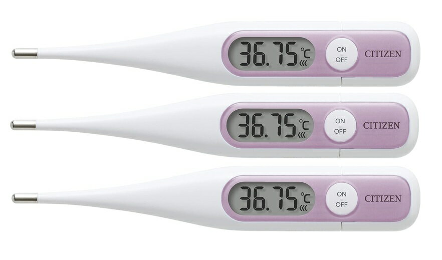 【×3本セットメール便送料込】シチズン 予測式 電子体温計 CTEB503L-E 婦人用 口中専用