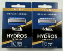 【×2個セットメール便送料込】シック Schick ハイドロ5 プレミアム つるり肌へ 替刃 (4コ入)