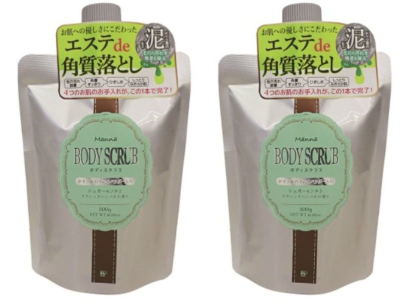 【×2袋セット送料込】ヘルス マナ ボディスクラブ クラシックハーバル 300g