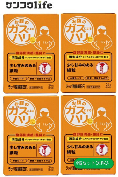 【×4箱セットメール便送料込】大幸薬品 ラッパ整腸薬BF 24包入 指定医薬部外品 お腹の調子を整えおなか..