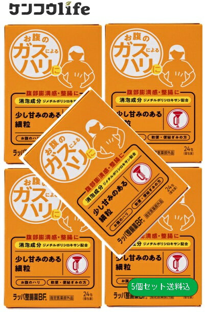 【×5箱セットメール便送料込】大幸薬品 ラッパ整腸薬BF 24包入 指定医薬部外品 お腹の調子を整えおなか..