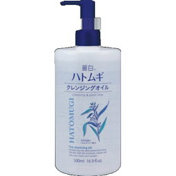 【送料無料・まとめ買い6個セット】熊野油脂 麗白 ハトムギクレンジングオイル 500ml