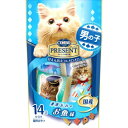 【送料無料・まとめ買い2個セット】日本ペットフード コンボ プレゼント キャット おやつ 男の子 お魚味 3g×14袋