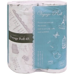 【送料込・まとめ買い×12個セット】ハヤシ商事 Voyage Roll 4R （ボヤージュ） 4ロール入