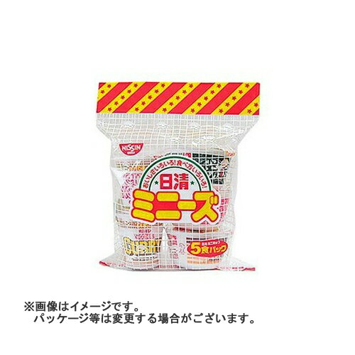 【送料込】 日清 ミニーズ 5食入 ×6個セット