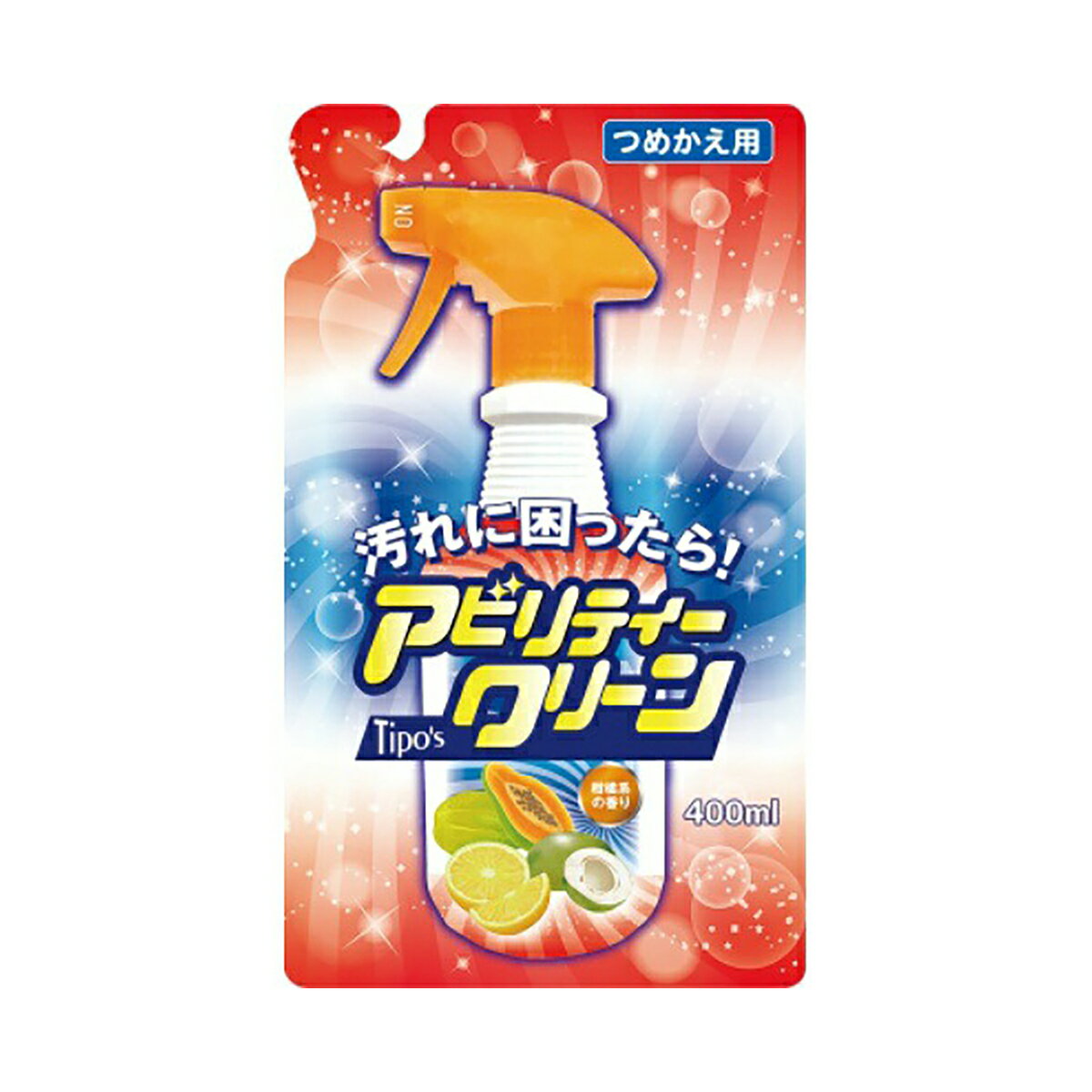 友和 Tipo's アビリティークリーン 柑橘系の香り 詰替 400ml