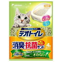 【送料無料・まとめ買い×2個セット】ユニ・チャーム ペットケア デオトイレ 飛び散らない消臭・抗菌サンド(4L)