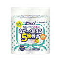 【送料無料・まとめ買い×6個セット】丸富製紙 ペンギン 芯なし 超ロングパルプ 5倍巻 シングル 250m×4ロール