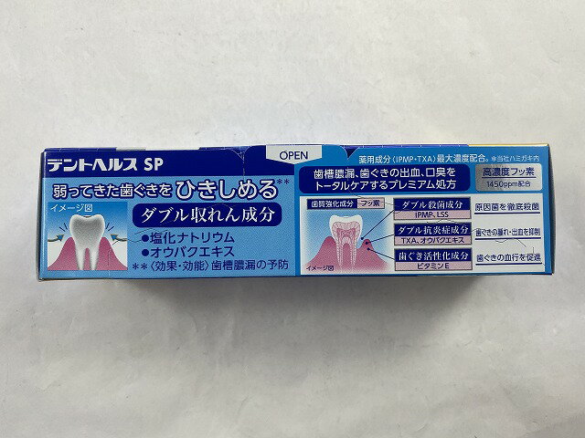 ライオン デントヘルス 薬用ハミガキSP 90g 医薬部外品(歯周病歯磨き 歯槽膿漏対策)/4903301248958/