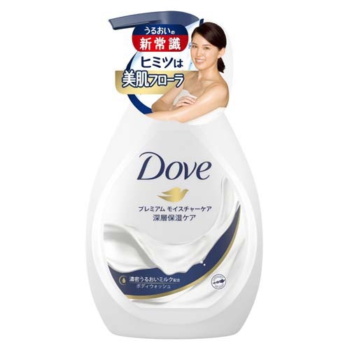 ユニリーバ ダヴ ボディウォッシュ プレミアム モイスチャーケア ポンプ 500G 本体(ボディソープ 保湿)のサムネイル