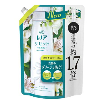 【送料込・まとめ買い×4個セット】P&G レノアリセット ヤマユリ&グリーンブーケの香り つめかえ用 特大サイズ 795ml 柔軟剤