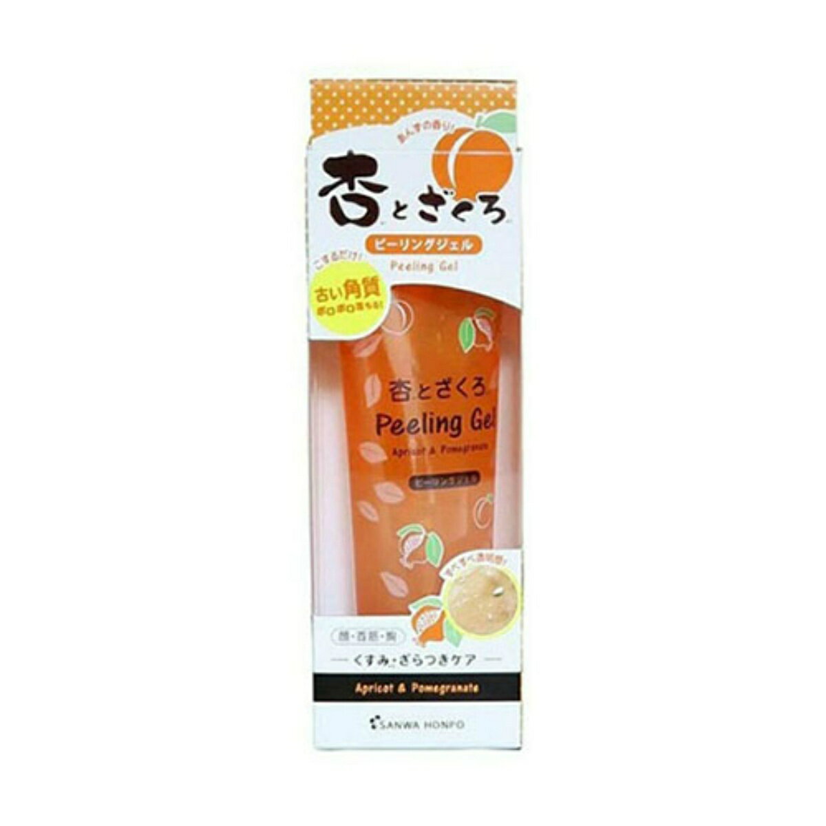【送料込・まとめ買い×6個セット】三和通商 杏とざくろ ピーリングジェル 120g