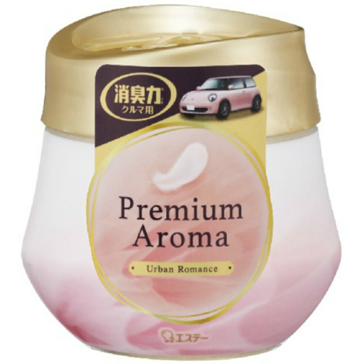 エステー 消臭力 クルマ用 Premium Aroma プレミアム アロマ ゲルタイプ アーバンロマンス 90g