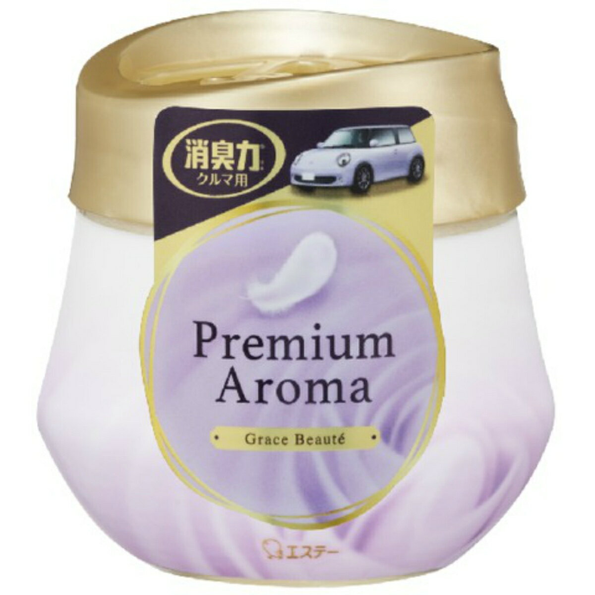 エステー 消臭力 クルマ用 Premium Aroma プレミアム アロマ ゲルタイプ グレイスボーテ 90g