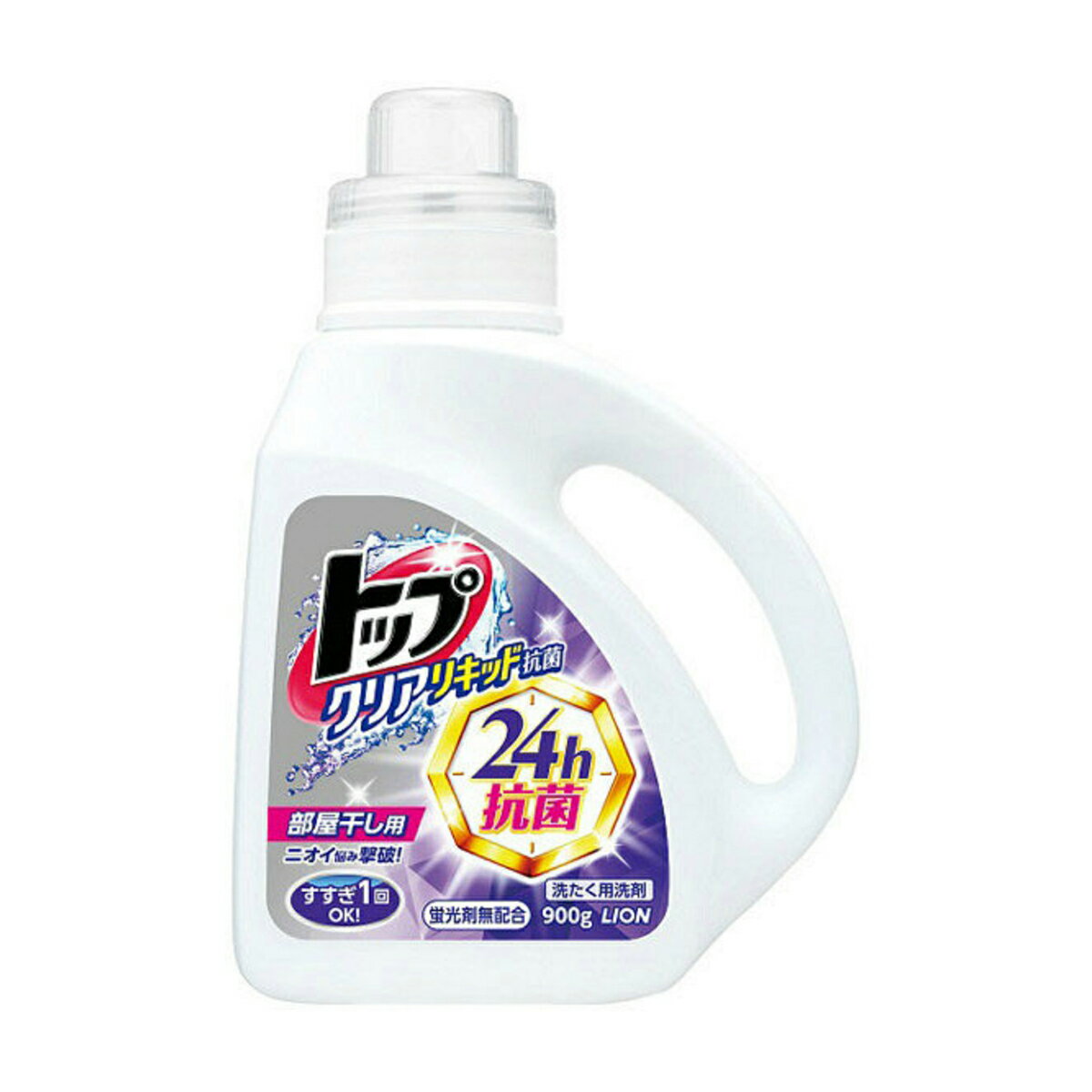 【送料込・まとめ買い×8個セット】ライオン トップ クリアリキッド 抗菌 本体 900g