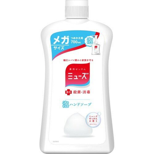 【送料込・まとめ買い×6個セット】ミューズ 泡ハンドソープ オリジナルメガサイズ つめかえ用 700mL