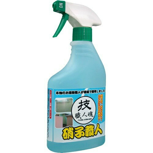 【業務用ガラス洗剤】技職人魂 硝子職人500ML スプレー本体 ( 掃除 ガラス用洗剤 ) ( 4560302530095 )