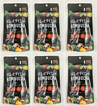 【×6袋　メール便送料込】リブ・ラボラトリーズ するっとダイエット KOMBUCHA サプリ 120粒入 発酵紅茶エキス600mg配合！ダイエットサポートサプリ 4580101200456