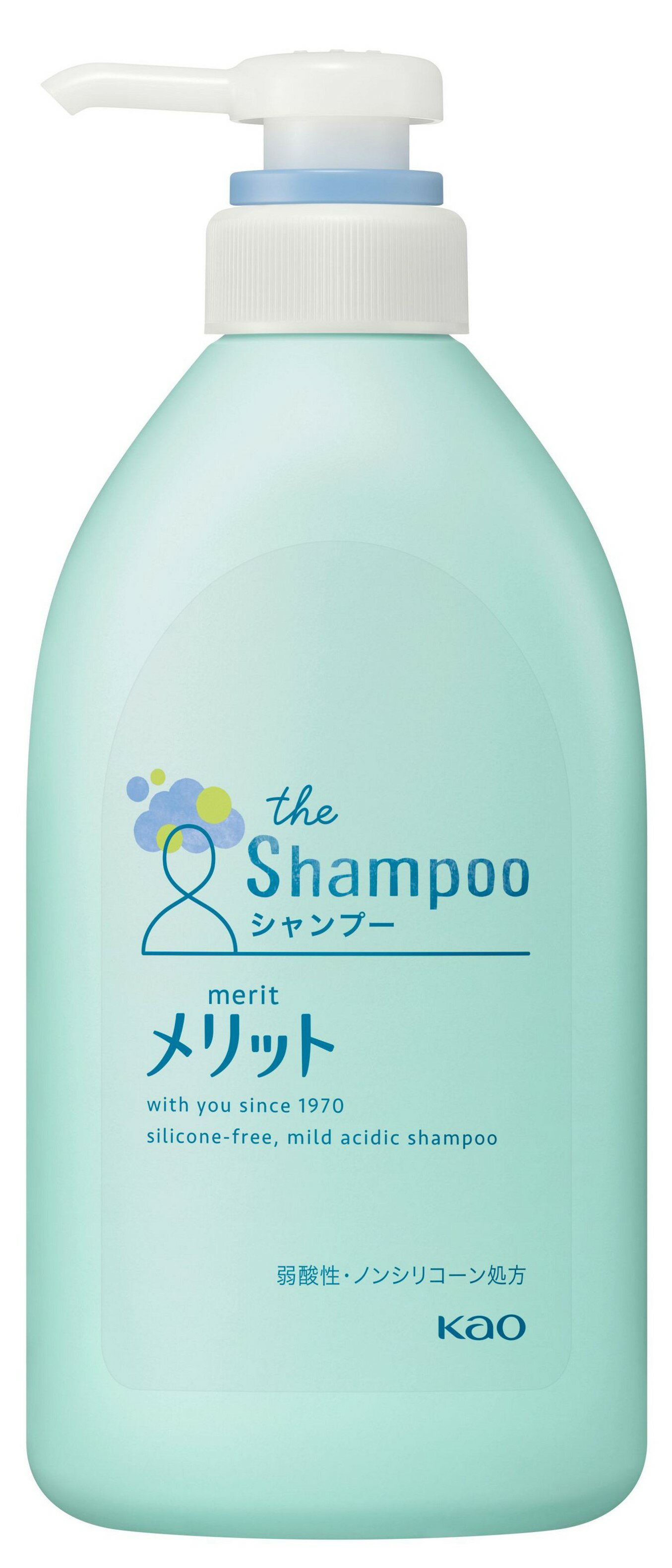 【送料込】花王 メリット シャンプー ポンプ 480ml　1本　フケやかゆみを防ぎます シャンプー /医薬部外品(4901301350244)