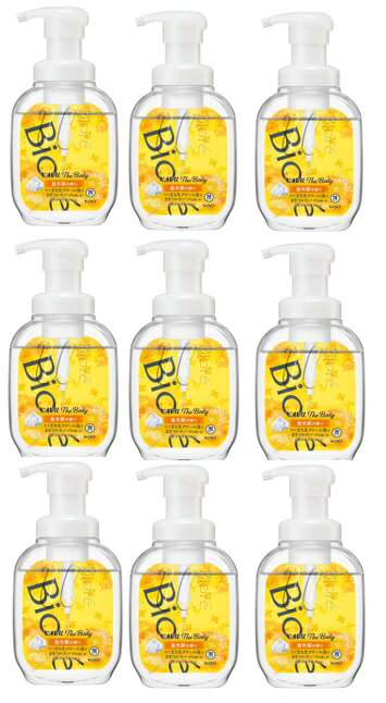 【×9本セット送料込】花王 Biore ビオレu ザ ボディ 泡タイプ 金木犀の香り ポンプ 540ml ボディソープ【1ケース販売】