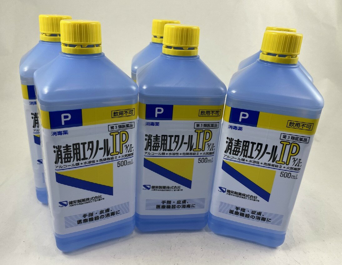 【×6本セット送料込】【第3類医薬品】 消毒用エタノールIP