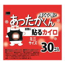 【送料込・まとめ買い×6個セット】オカモト あったかくん 貼る ミニ 30P カイロ