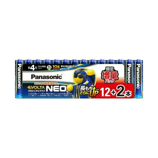 【送料込・まとめ買い×30個セット】パナソニック LR03NJSP/14S アルカリ 乾電池 乾電池エボルタNEO 単4形 増量パック 12本 + 2本入 【送料込・まとめ買い×30個セット】パナソニック LR03NJSP/14S アルカリ 乾電池 乾電池エボルタNEO 単4形 増量パック 12本 + 2本入