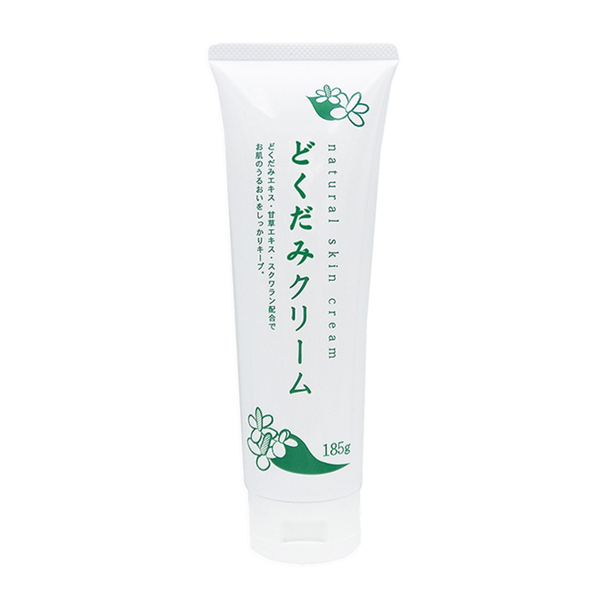 【送料込・まとめ買い×6個セット】地の塩社 どくだみ クリーム モイスチャー クリーム 185g