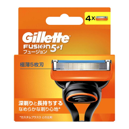 【送料込・まとめ買い×6個セット】P&G ジレット フュージョン マニュアル 替刃 4B 4個入 【送料込・まとめ買い×6個セット】P&G ジレット フュージョン マニュアル 替刃 4B 4個入