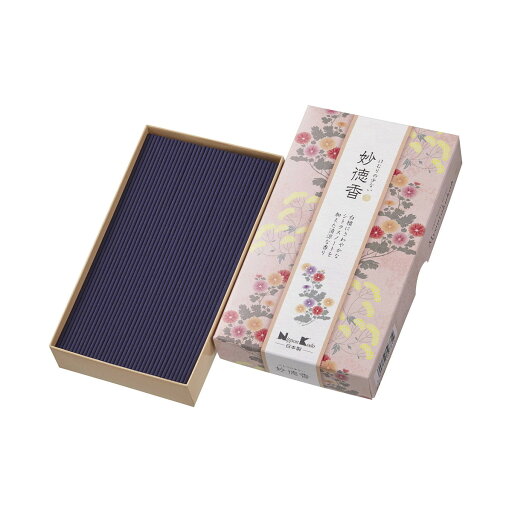 【送料込・まとめ買い×8個セット】日本香堂 妙徳香 バラ詰 110g 【送料込・まとめ買い×8個セット】日本香堂 妙徳香 バラ詰 110g