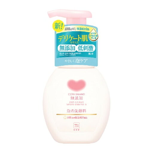 【送料込・まとめ買い×6個セット】牛乳石鹸 カウブランド 無添加 泡の 洗顔料 ポンプ付 160ml 【送料込・まとめ買い×6個セット】牛乳石鹸 カウブランド 無添加 泡の 洗顔料 ポンプ付 160ml