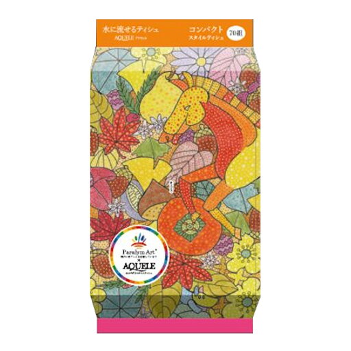 【送料込】 ハヤシ商事 パラリンアート コンパクト スタイル ティシュ 水に流せる ティシュ 70組 1個 【送料込】 ハヤシ商事 パラリンアート コンパクト スタイル ティシュ 水に流せる ティシュ 70組 1個