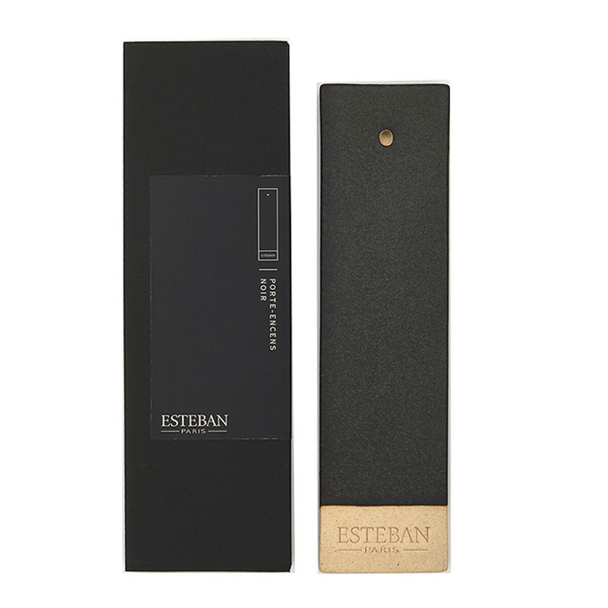 【送料込・まとめ買い×120個セット】日本香堂 エステバン 香皿 黒