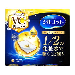 【送料込・まとめ買い×8個セット】ユニ・チャーム シルコット うるうるコットン ビタミンC PLUS+ 40枚