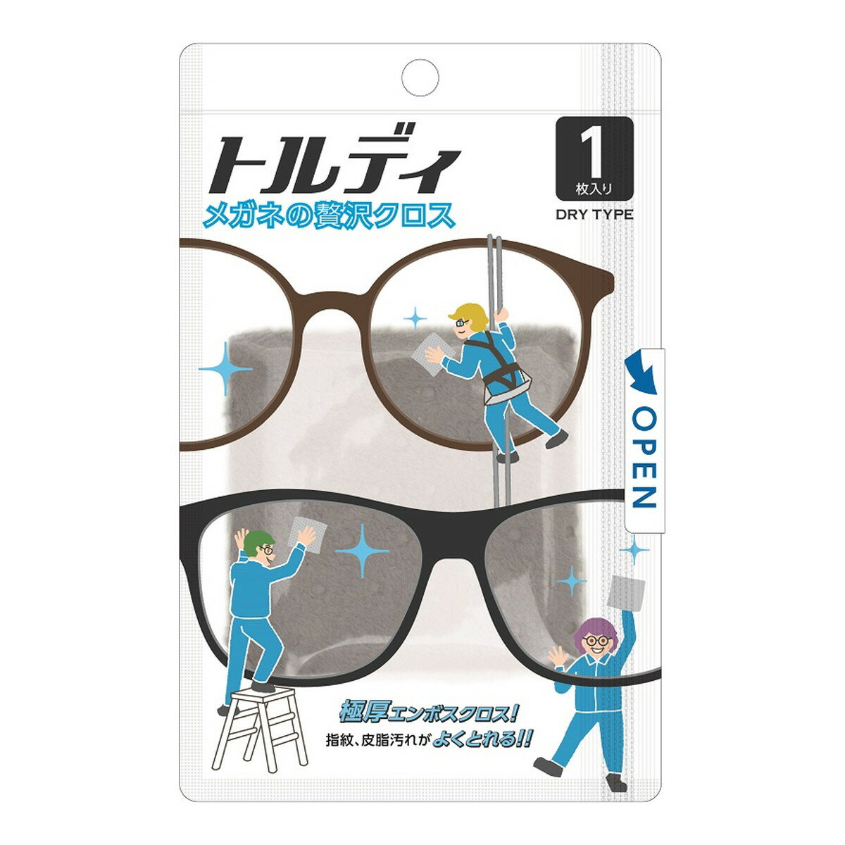 商品名：ソフト99コーポレーション メガネの贅沢クロス トルディ 眼鏡拭き 1枚入内容量：1枚JANコード：4975759202110発売元、製造元、輸入元又は販売元：ソフト99コーポレーション原産国：日本商品番号：101-m001-4975759202110商品説明洗ってくり返し使えるドライクロスタイプのメガネレンズクリーナーです。厚手で毛足が長く、エンボス加工の凹凸で繊細かつぜい沢な使用感をもたらします。スマートフォンや携帯ゲームの液晶画面にも使用できます。広告文責：アットライフ株式会社TEL 050-3196-1510 ※商品パッケージは変更の場合あり。メーカー欠品または完売の際、キャンセルをお願いすることがあります。ご了承ください。