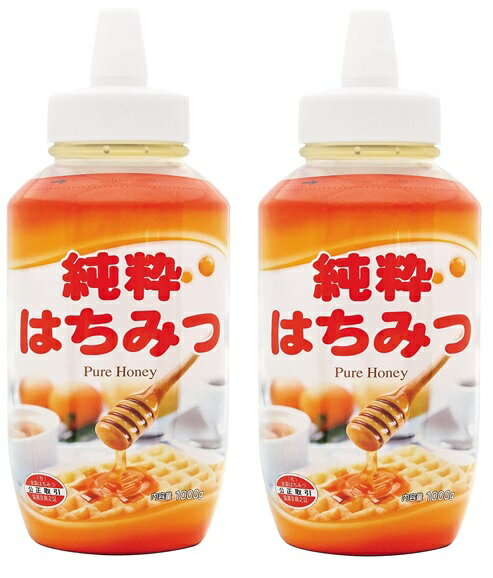 【×2本セット送料込】マルミ タイ産 純粋はちみつ 1000g ポリ容器