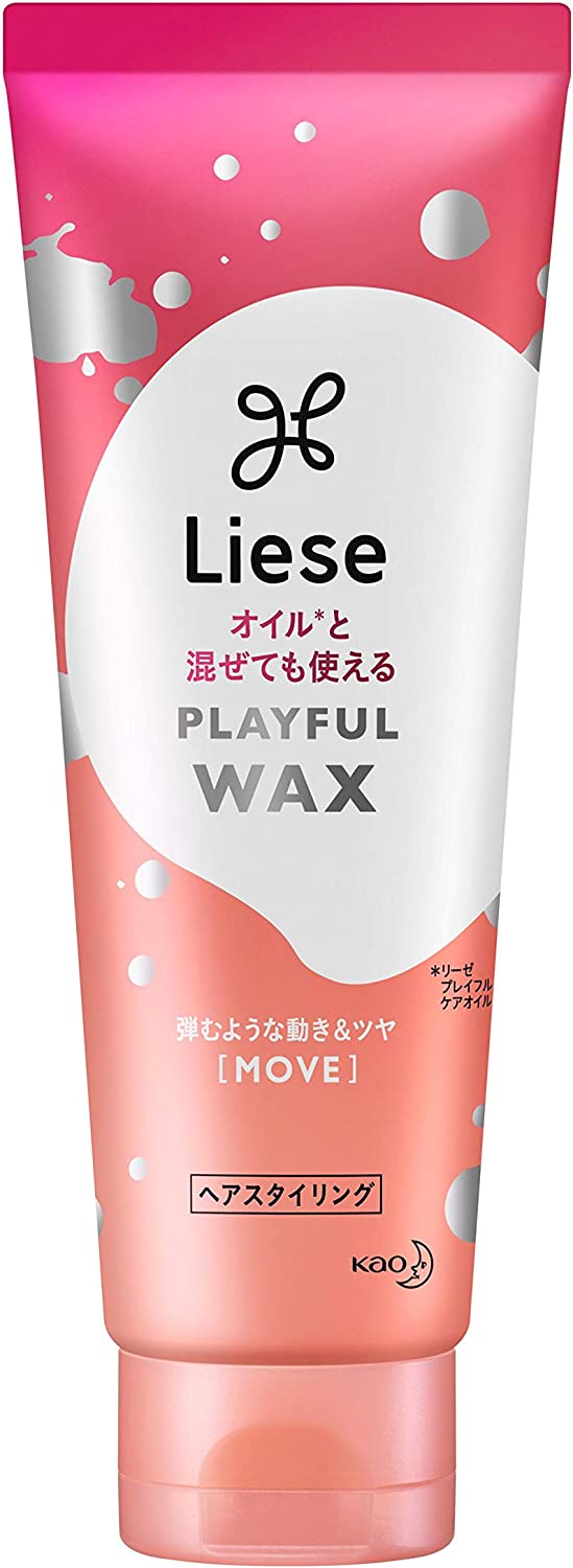 【送料込(定形外郵便)】花王 リーゼ プレイフル ワックス 弾ませムーブ 70g　1本　ヘアスタイリング( 4901301365941 )