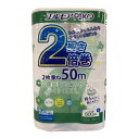 【送料込・まとめ買い×6個セット】カミ商事 エルモア ピコ 2倍巻 12ロール 2枚重ね 50M 花の香り トイレットロール