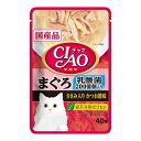 商品名：いなばペットフード CIAO チャオ パウチ 乳酸菌入り まぐろ ささみ入り かつお節味 40g内容量：40gJANコード：4901133619755発売元、製造元、輸入元又は販売元：いなばペットフード原産国：日本商品番号：101-4901133619755商品説明素材を細かくペースト状にしました。愛猫の喜ぶ素材をトッピングしたシリーズです。便利な使いきりサイズ。乳酸菌・ガラクトオリゴ糖配合により健康を維持し、お腹の調子を保ちます。広告文責：アットライフ株式会社TEL 050-3196-1510 ※商品パッケージは変更の場合あり。メーカー欠品または完売の際、キャンセルをお願いすることがあります。ご了承ください。