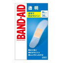 【送料込・まとめ買い×8個セット】BAND-AID バンドエイド 透明 Mサイズ 20枚入