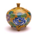 【送料込・まとめ買い×8個セット】日本香堂 九谷焼 吉田屋牡丹 進山 香炉