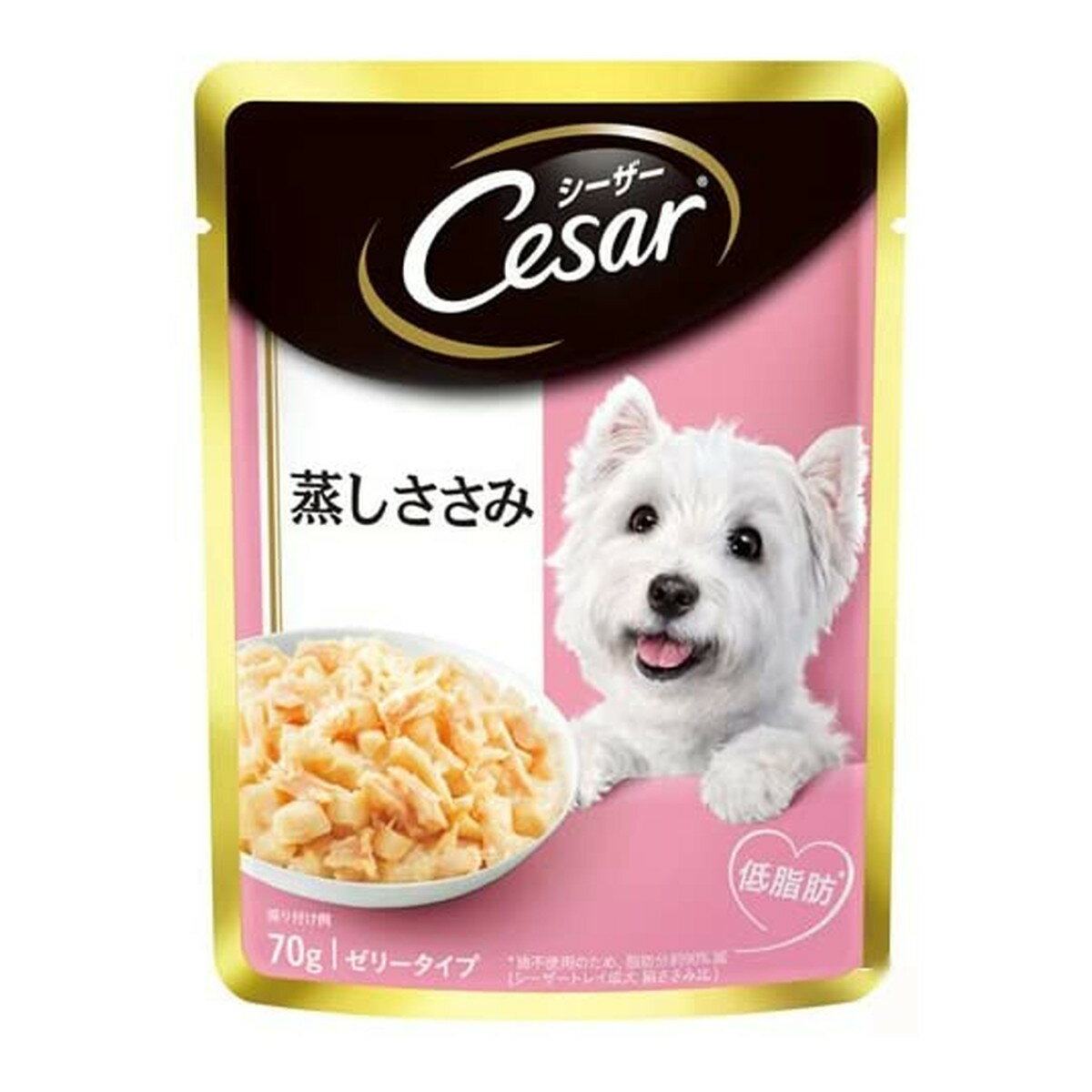 【送料込・まとめ買い×6個セット】マースジャパン シーザー CEP1 成犬用 蒸しささみ 70g