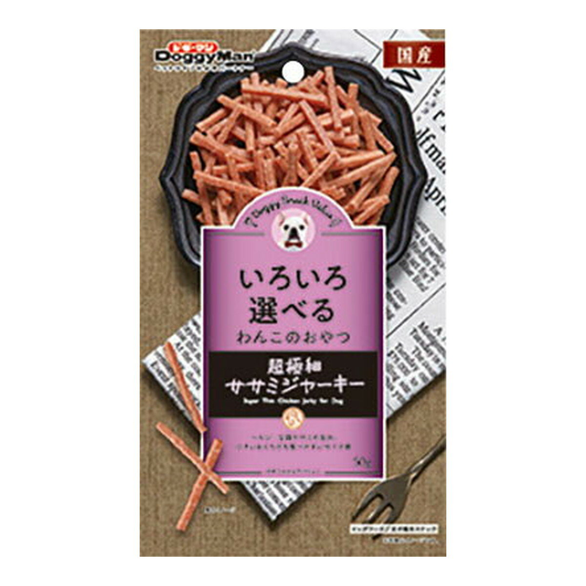 商品名：ドギーマン ドギースナックバリュー 超極細ササミジャーキー 50g わんこのおやつ内容量：50gJANコード：4976555824971発売元、製造元、輸入元又は販売元：ドギーマンハヤシ原産国：日本商品番号：101-4976555824971商品説明・あっさりした鶏ササミの旨みと香りがおくちに広がる！・おくちの小さなコも食べやすい極細タイプ。・ふれあいタイムのおやつにもピッタリ！広告文責：アットライフ株式会社TEL 050-3196-1510 ※商品パッケージは変更の場合あり。メーカー欠品または完売の際、キャンセルをお願いすることがあります。ご了承ください。