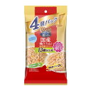 【送料込・まとめ買い×16個セット】ユニ・チャームペット グラン・デリ 銀のさら 国産 鶏ささみ パウチ ほぐし 13歳以上用 バラエティ 80g×4パック(4)